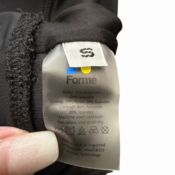 Forme Power Bra Posture Correcting Bra Obsidian Black Size S High Compression - Picture 5 of 6